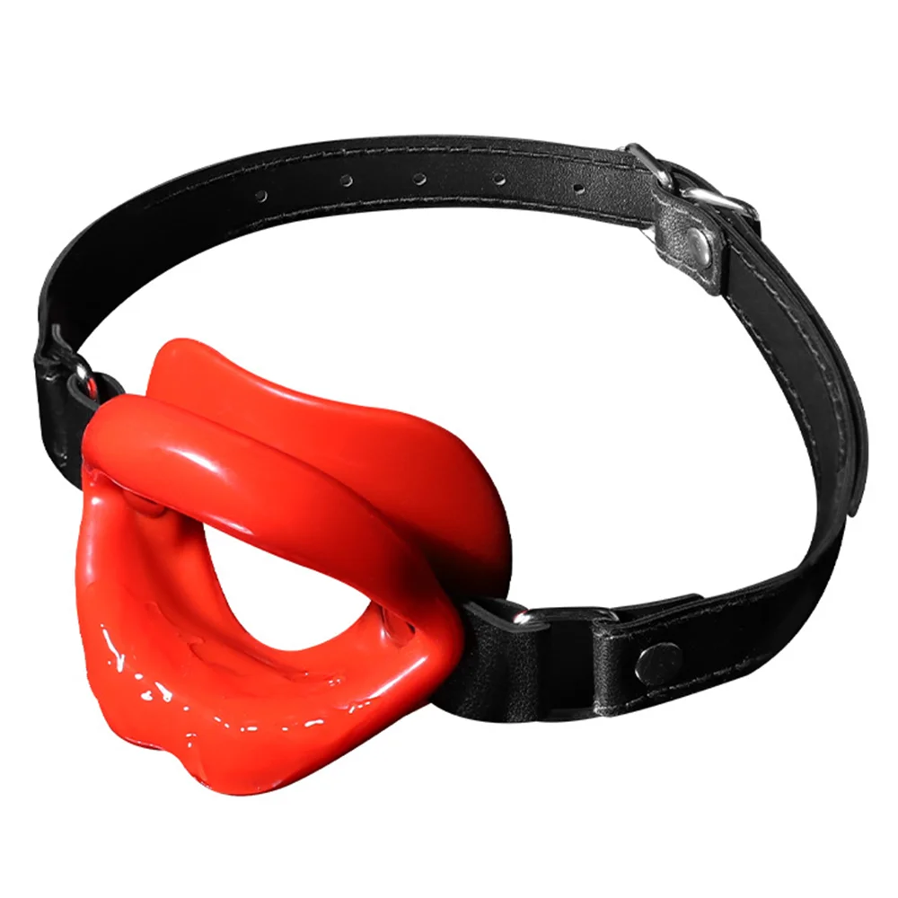 Silicone Oral Fixation Mouth Gag O Ring Lips Plug BDSM Bondage Restraint Lips Shape Sex Toys for Couples Sexual Toys Love Aids