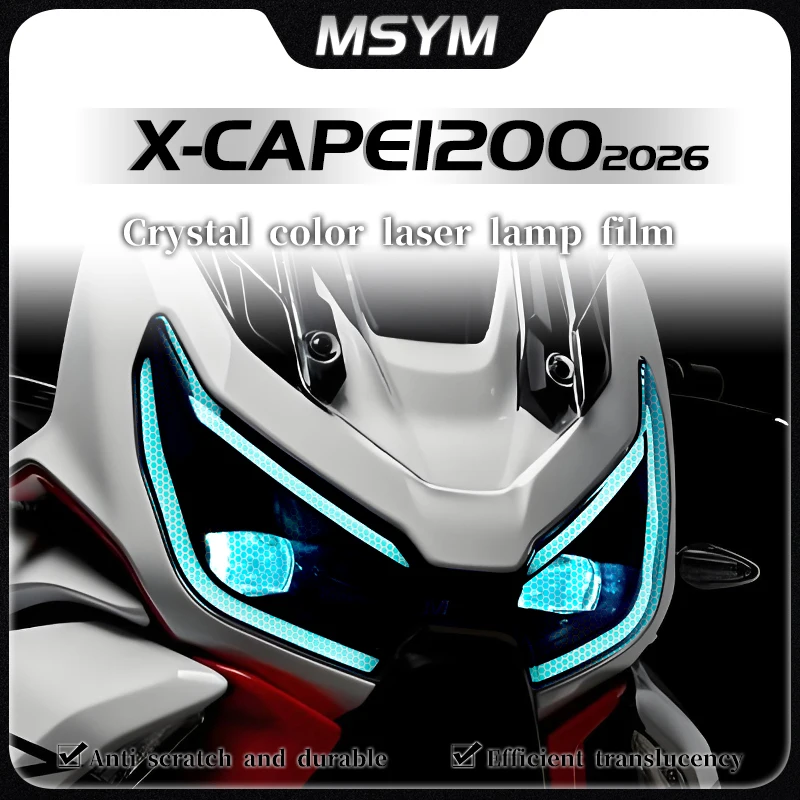 

For Morini X-Cape1200 x-cape1200 2026 Headlights taillights instrument panel film transparent protective film accessories