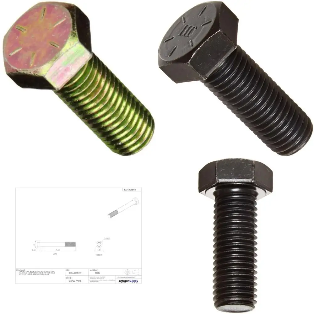 

Grade 8 Zinc Yellow Plated Hex Cap Screws 9/16-12 x 1-1/2 Inch Coarse Thread Fully Threaded 275 Pieces Long Tail Keyword