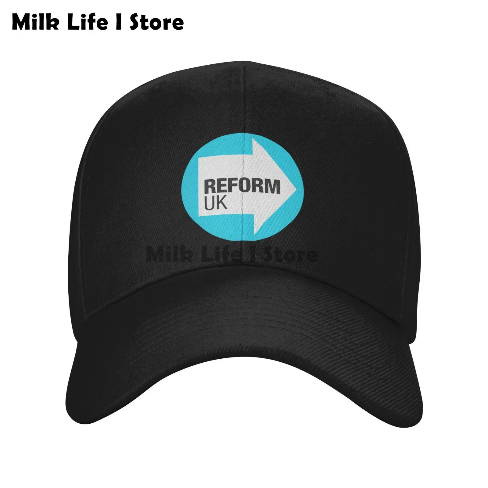 Reform UK Logo Baseball Cap Washed Trucker Hat Couple Women Fashion Baseball Caps for Unisex