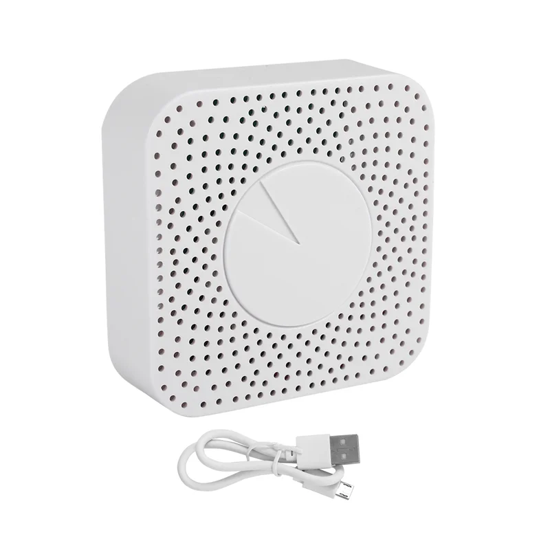 6 In 1 Air Quality Monitor Tuya Wifi Smart Air Housekeeper PM2.5/Formaldehyde/VOC/CO2/Temperature/Humidity Detector-T44C