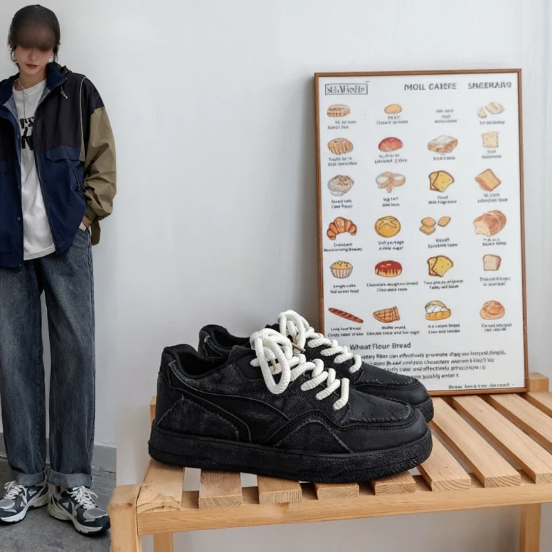 Новые мужские кроссовки на платформе, повседневная спортивная обувь с низким берцем для студентов, мягкая подушка, износостойкая подошва, модная уличная одежда1