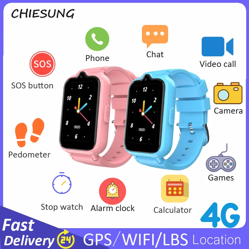 4g Kinder Smartwatch GPS Wifi Video anruf sos ip67 wasserdichte Kinder Smartwatch mit Kamera