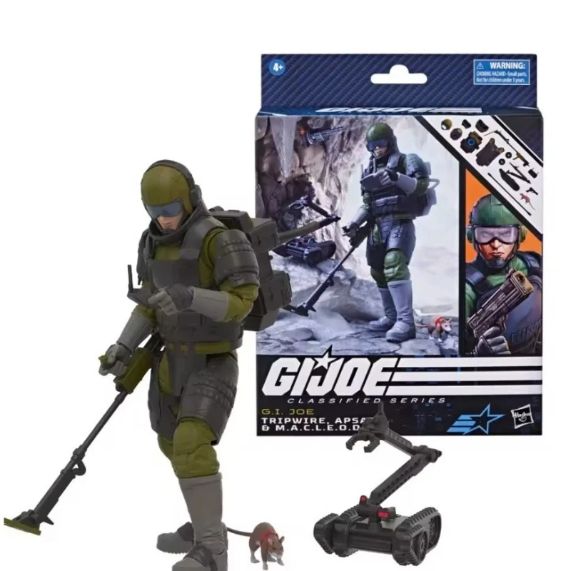 Hasbro Original G.I. Joe Classified-Serie # 78 Tripwire Apsara MACLEOD 6-Zoll-Actionfigur zum Sammeln mit Zubehör als Geschenk