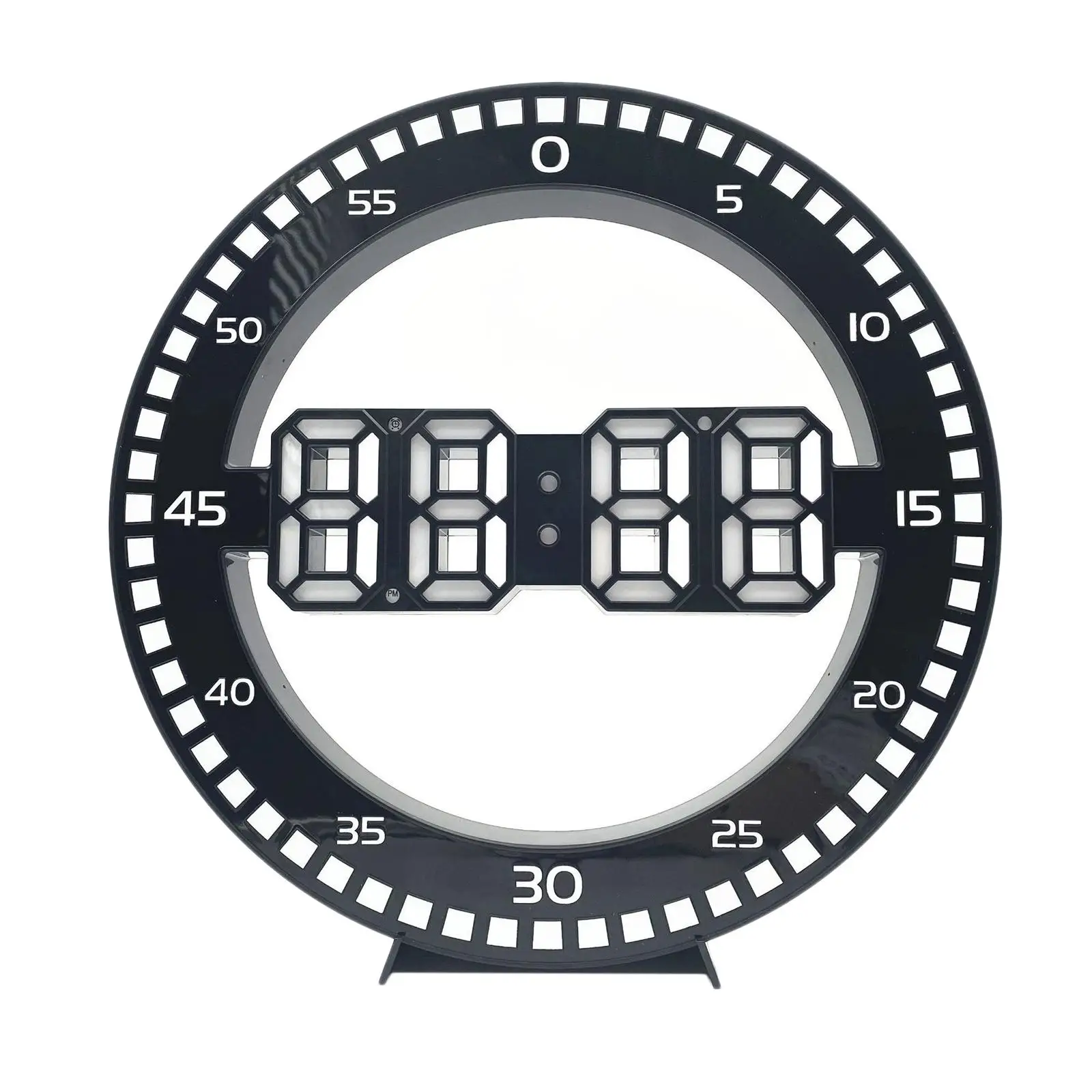 LED Digital Wall Clock Round Electronic Clock Office Decorative Clocks