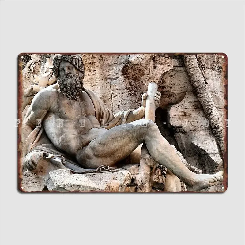 Greek Gods Of Olympia Art Metal Sign Cinema Living Room Vintage Kitchen Painting Décor Tin Sign Posters