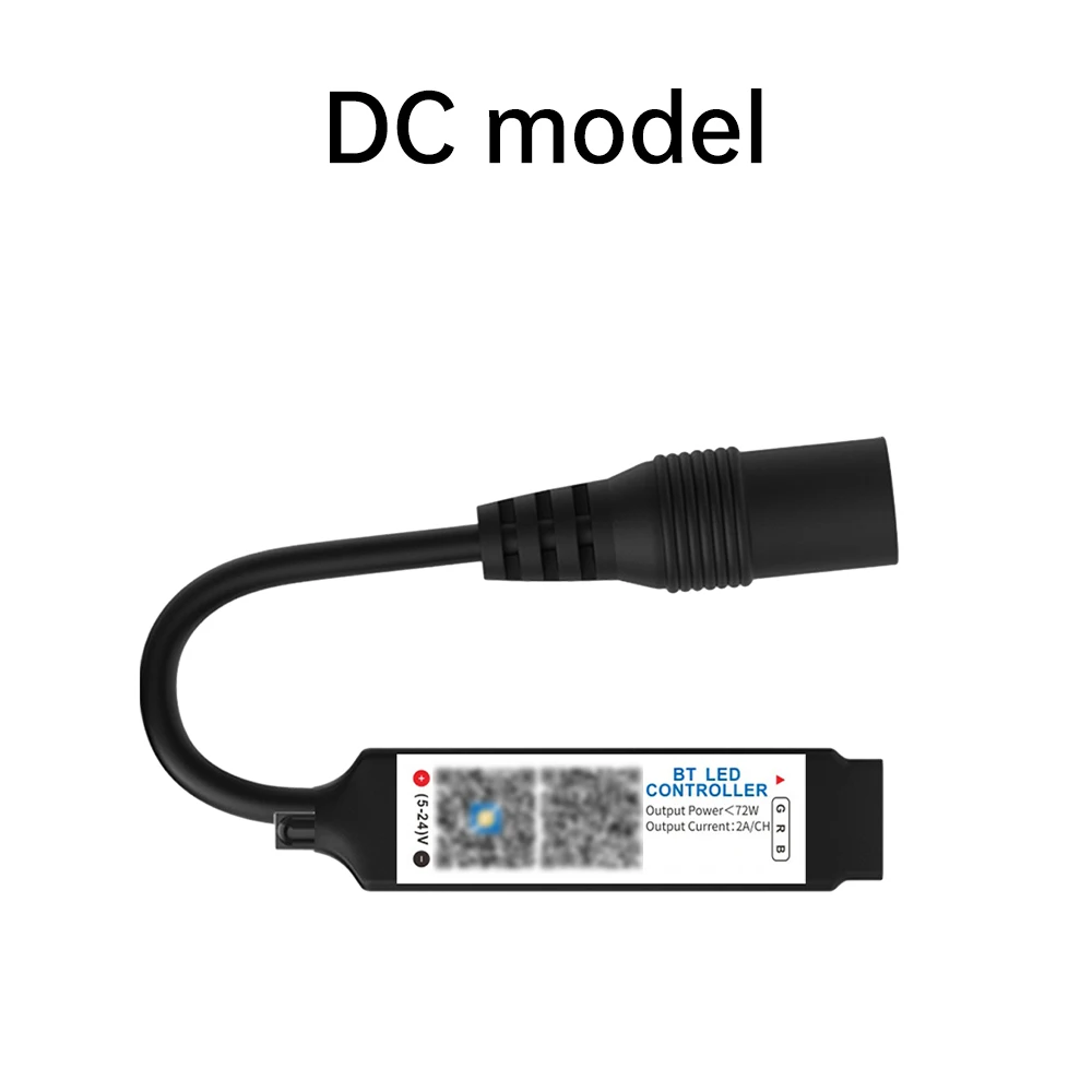 Kontroler Bluetooth Mini RGB LED Strip Smart Phone APP Pilot zdalnego sterowania dla DC 5-24V USB 5V RGB Taśma Światła ściemniania