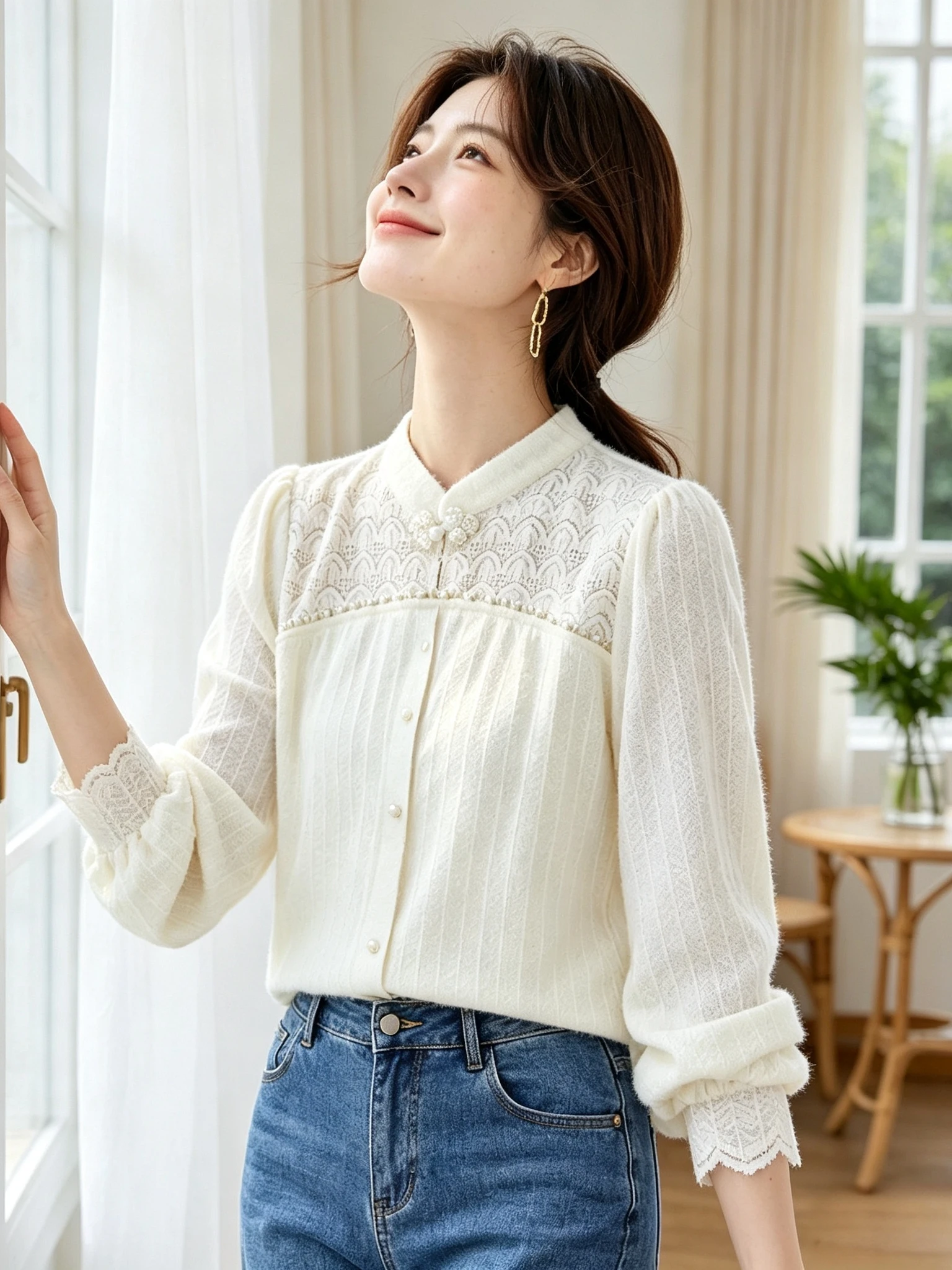 New Chinese Style Autumn Winter Long Sleeve Ladies T-Shirt Beautiful Qipao Base Shirt Inner Wear Fashionable Women's Top