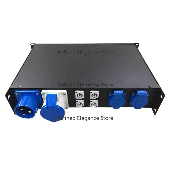 High Performance Single Phase 220V 6 Channels Mini Power Meter Panel Box with CE Certification LED Indicator Voltage Measurement