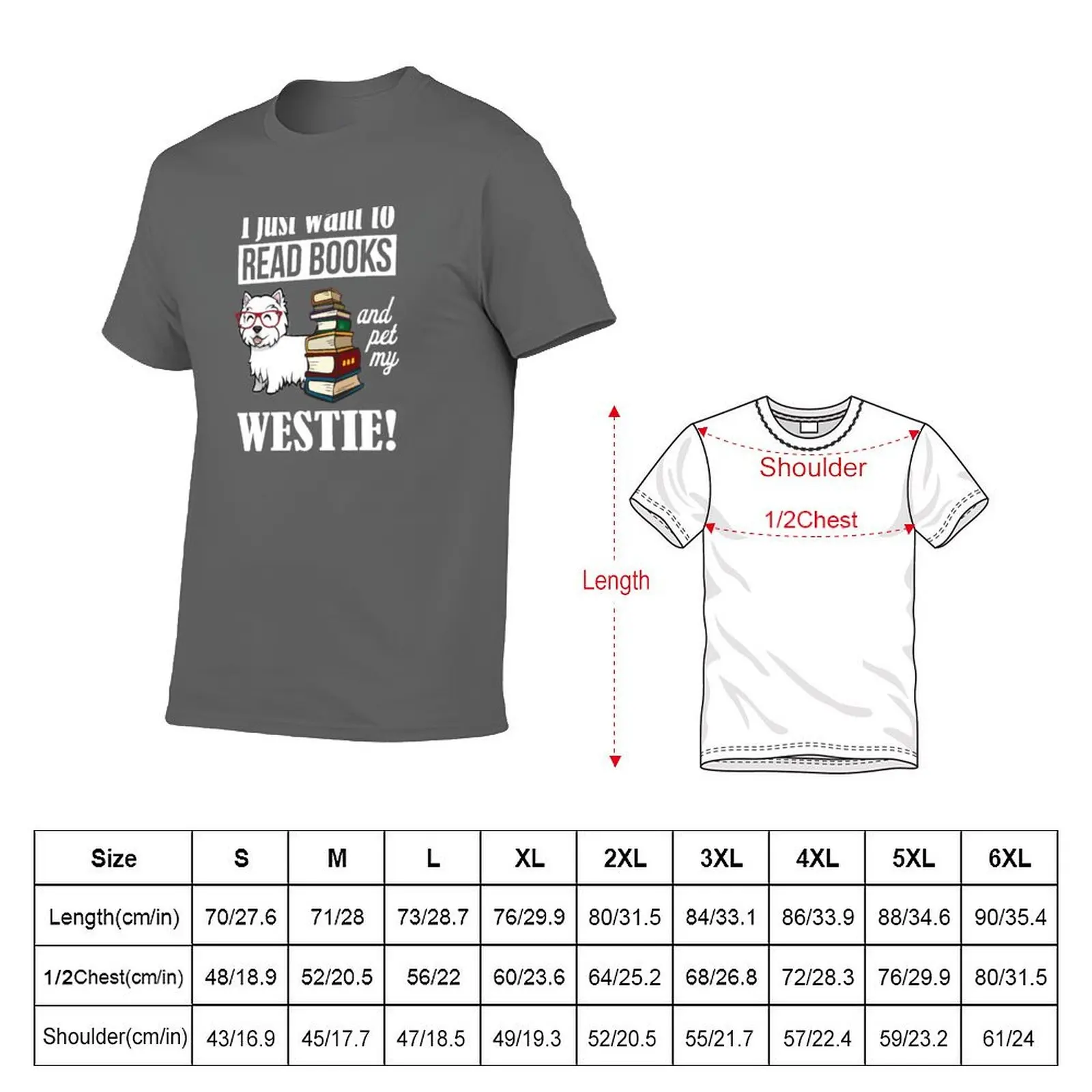 Westie T-Shirt for a boy custom shirt street wear t shirts for men