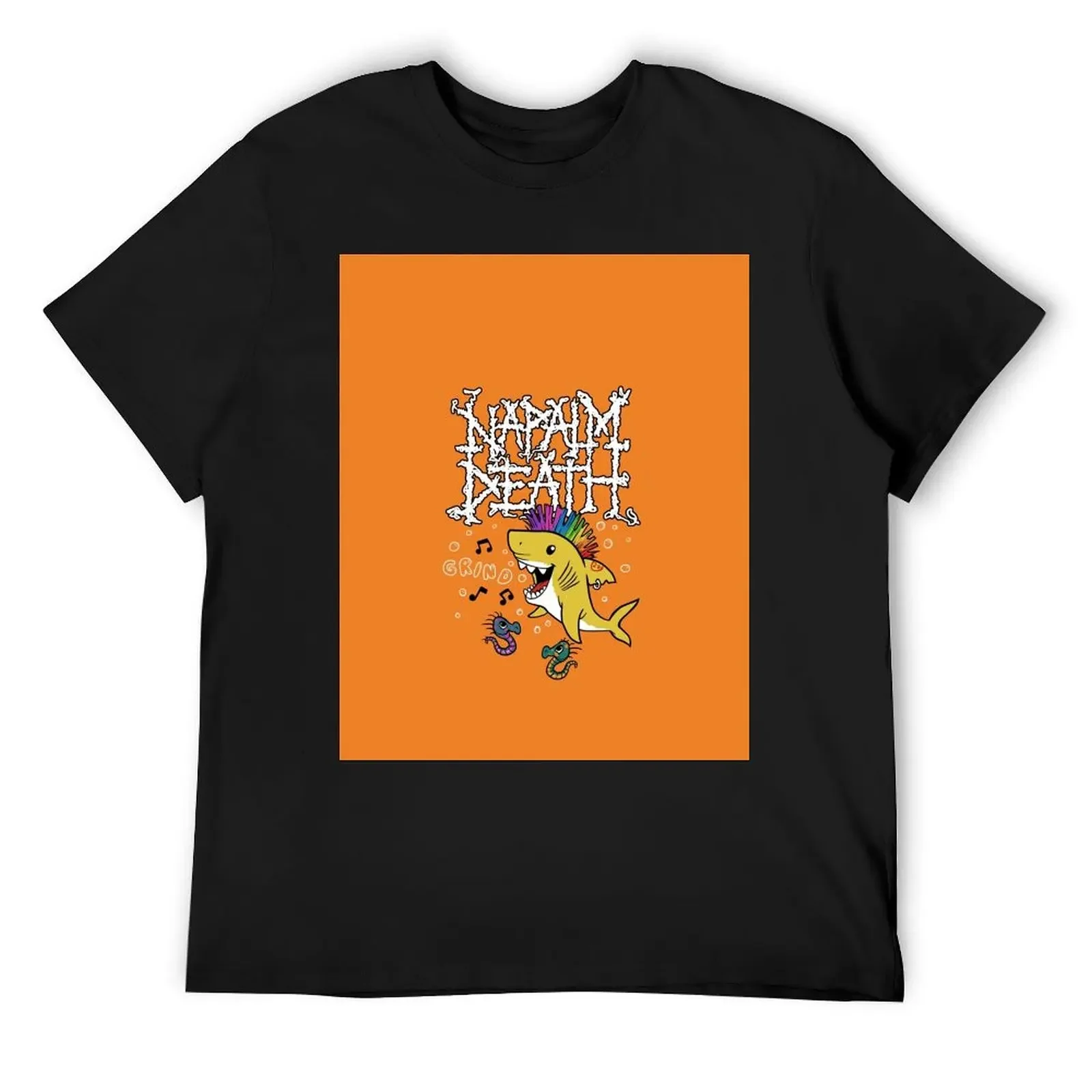 

Napalm Death Shark T-Shirt quick-drying oversize t-shirts man heavyweights summer clothes t shirts for men pack