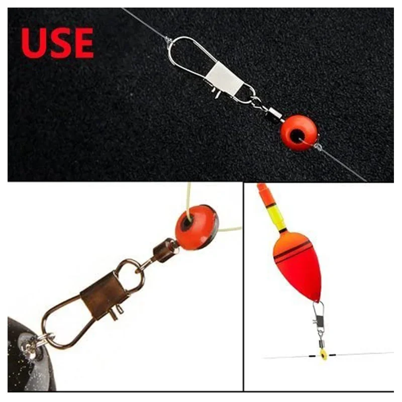 Fishing Floating Durable Space Beans with Swivel Rings For Sea Fishing Rotate Bobber Connectors Sea Fishing Tackle