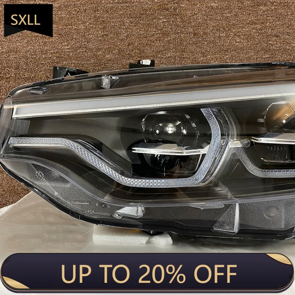 

SXLL F32 F36 F80 F82 4Seires Upgrade M3 M4 LCI Style Светоизлучающие диоды Фары с линзой Сигнал Рулевое управление Высокий L