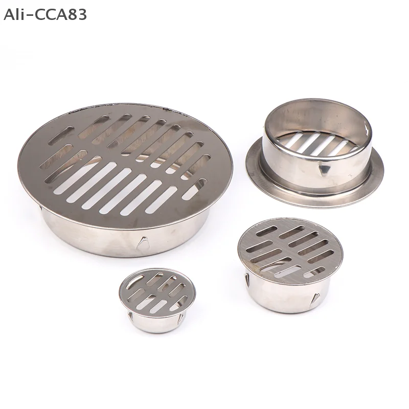 

Floor Drain 50/70/110/150MM Stainless Steel Balcony Drainage Roof Round Floor Drain Cover Rain Pipe Cap Drain Pipe Floor Drain