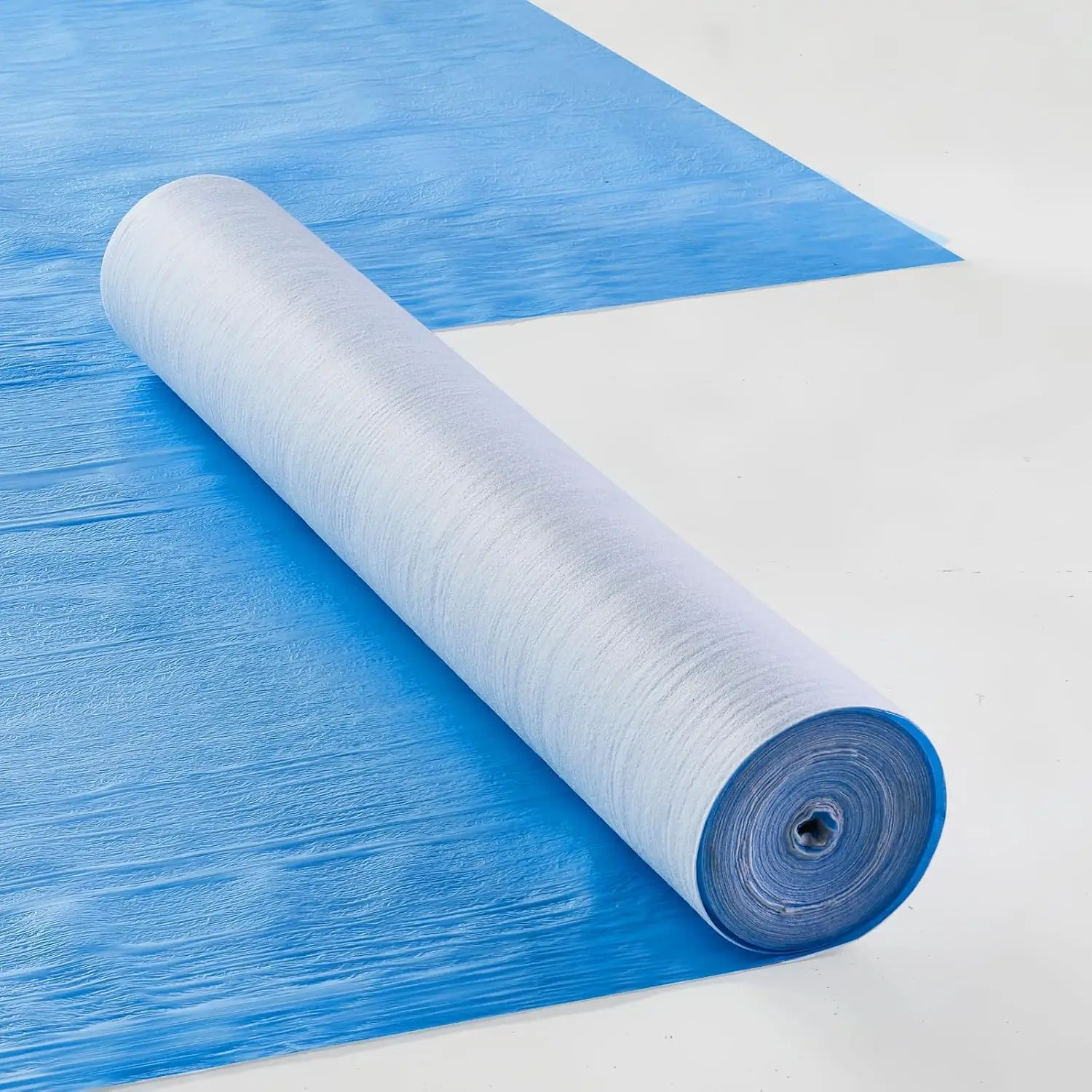 

40" x 84' Temporary Floor Protection for Construction & Renovation-Heavy-Duty, Anti Slip, Waterproof, Blue