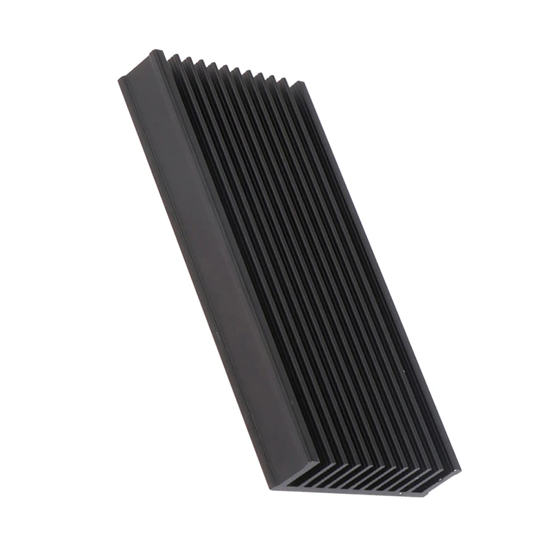 

1Pc 50*100*12.7mm Aluminum Heatsink Cooler Radiator For High Power LED IC Fan Power Amplifier Heat Sink