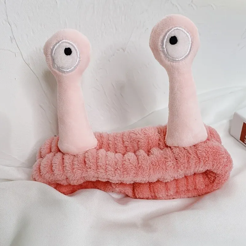 1pcs Korean Version Of The Cute And Quirky Creative Long Tentacles Snail Headband Two Eyes Hairbands Aliens Random Hair