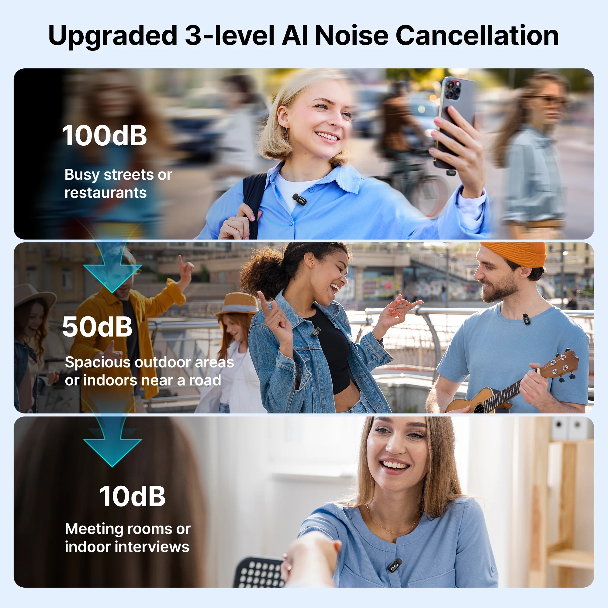 BOYA BOYA ميكروفون لاسلكي صغير Lavalier لهاتف iPhone 15/16 أجهزة Android USB-C للبث المباشر وتسجيل الفيديو ومدونة الفيديو