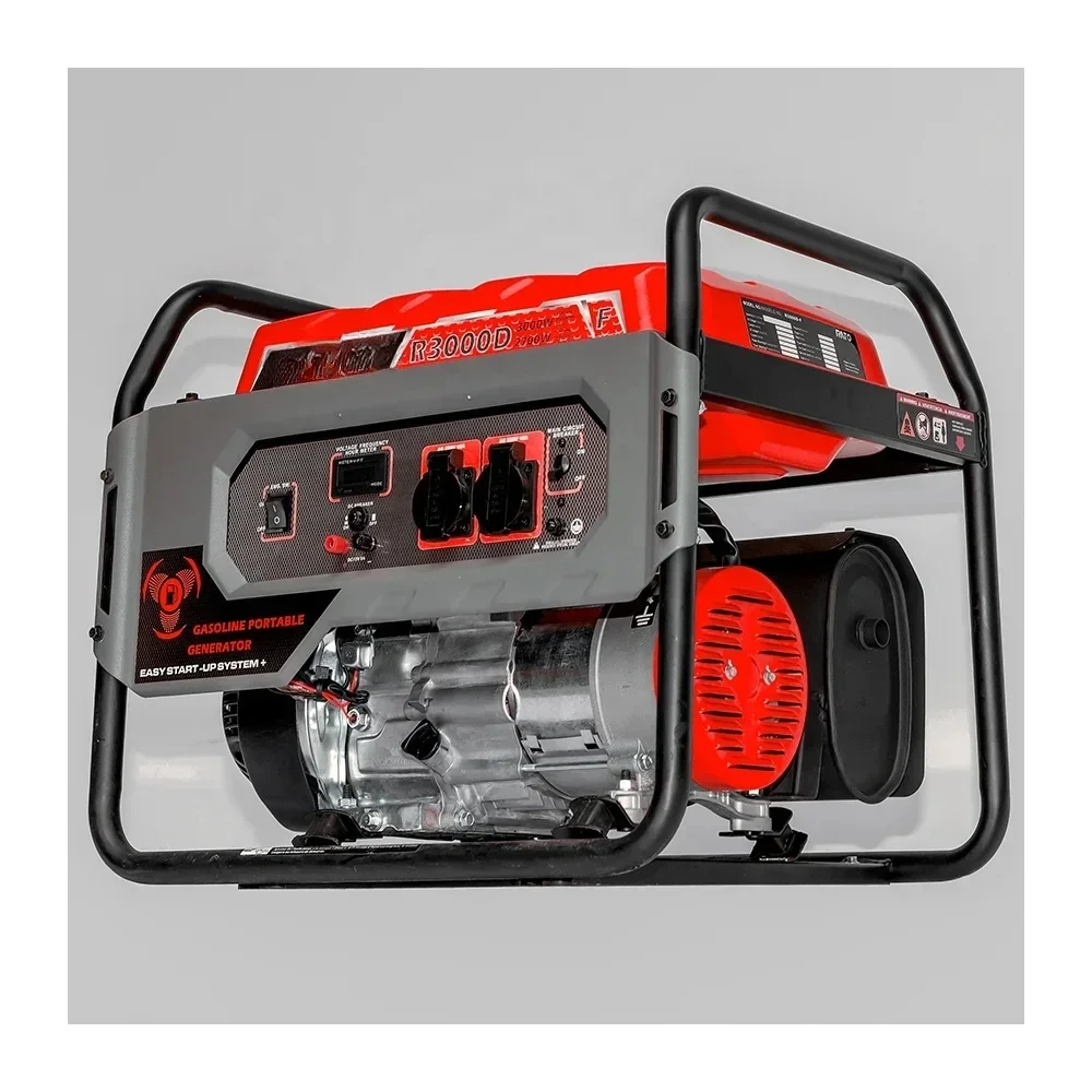 Portable Mini Electric 3kW Small Power Generators / 3kva Permanent Magnet 3000W Open Frame Type Petrol Generator Set