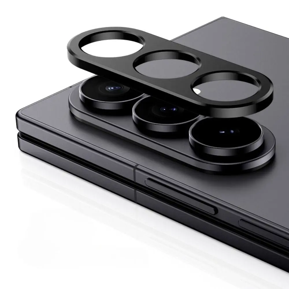 

Hollow Metal Sticker Camera Protectors Alloy Ultra-Thin Metal Back Lens Cover Anti-fall Scratch-Resistant for Samsung Z Fold7