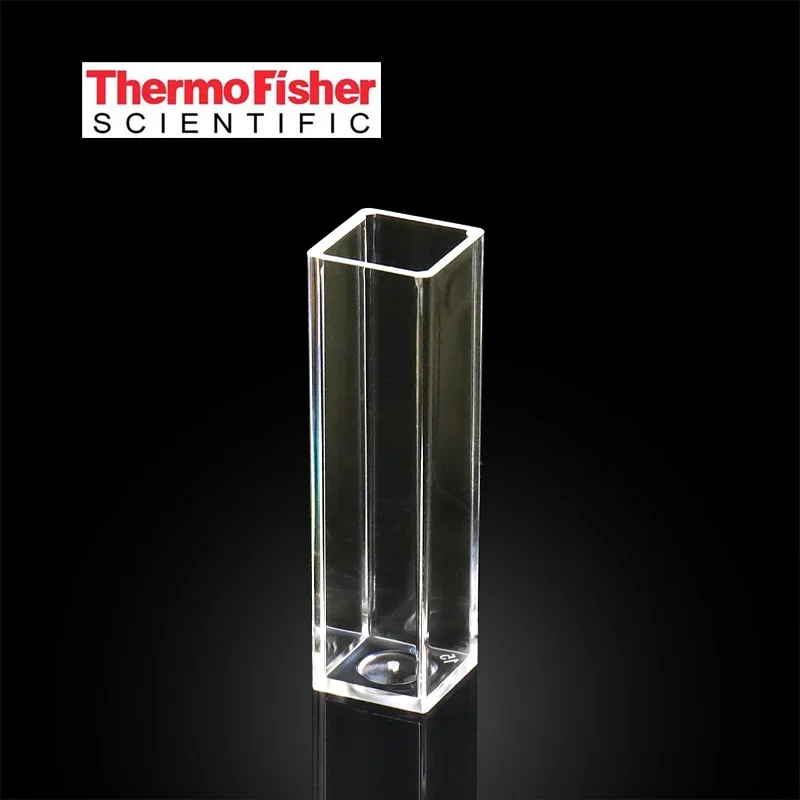 100 قطعة من أطباق البلاستيك القابل للتصرف من Fisherbrand، 1.5/4.5 مل، مسار بصري علمي، أطباق بصرية 10 مم، مستلزمات المختبر #3