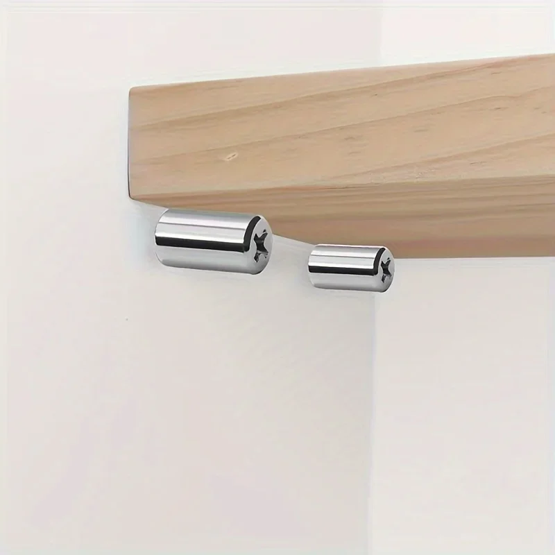 20/40Pcs Self-tapping Screws Cabinet Laminate Support Laminate Holder Screw Self Tapping Integrated Screw Cabinet Shelf Holder