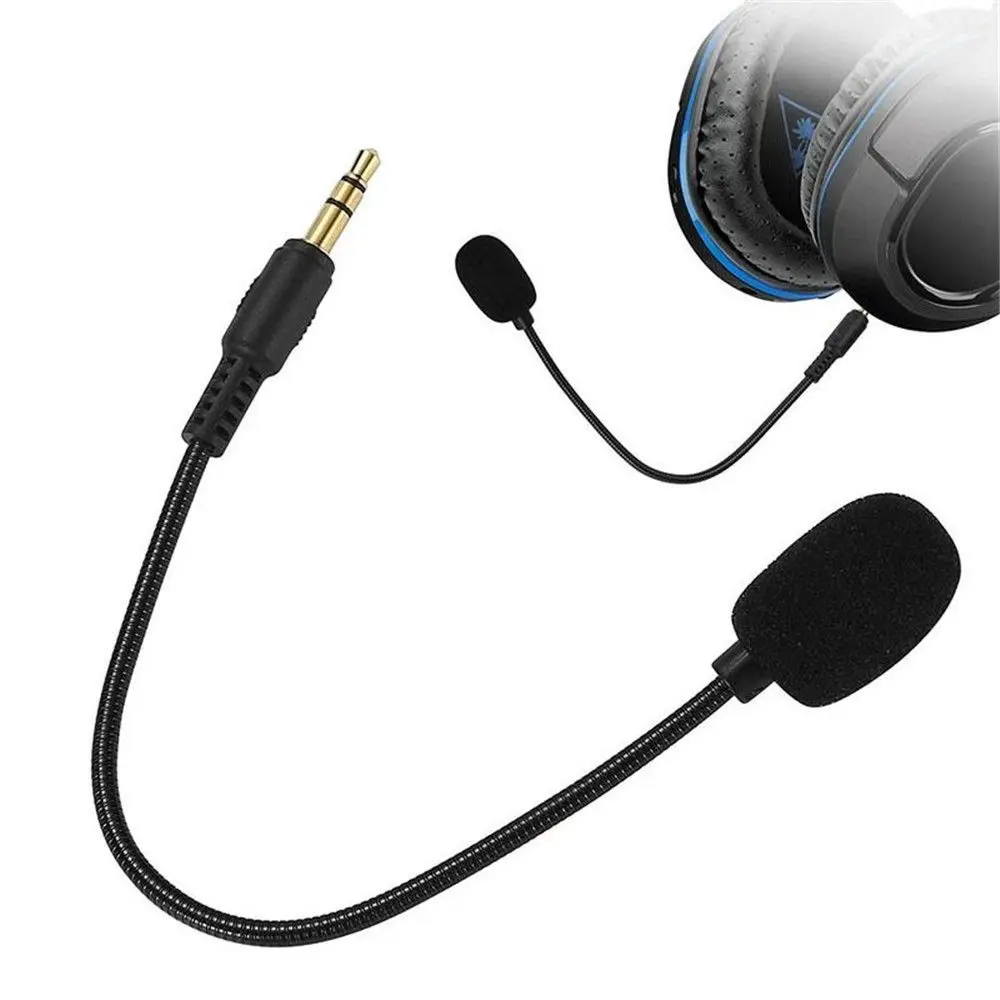 

Quality Phone Black Laptop HD Voice Mono Microphone Wired Stereo Gaming Headset Mic