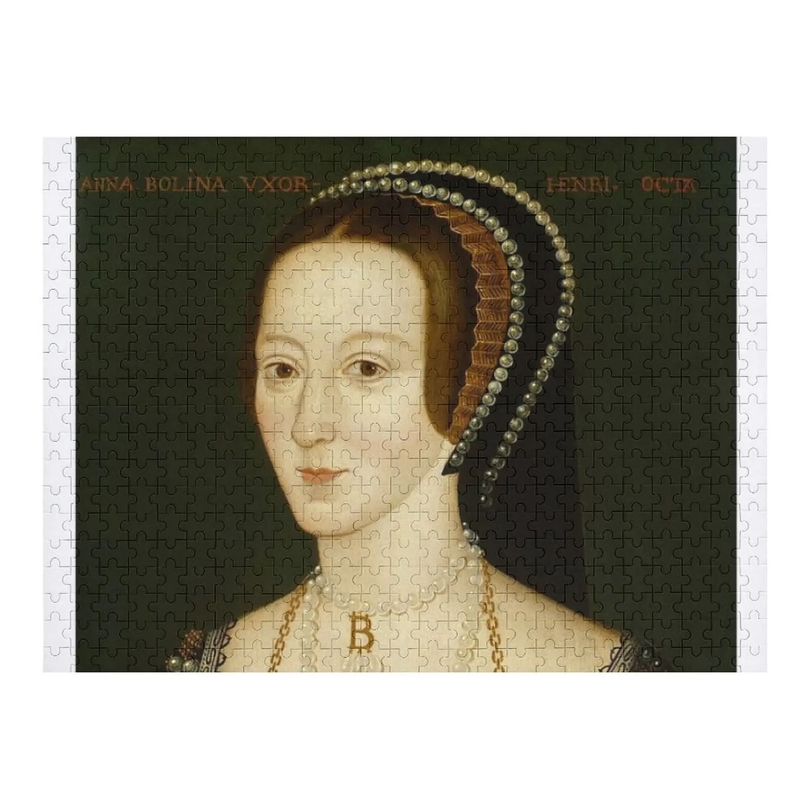 

Portrait of Anne Boleyn Queen of England The six Jigsaw Puzzle Children Personalized Toys Scale Motors Personalised Name Puzzle