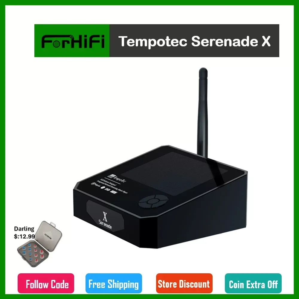 Templotec Serenade X Desktop HiFi Player DAP USB DAC Bluetooth Network Streamer dispositivo Audio DSD256 MQA 16X tide Qobuz SPDIF