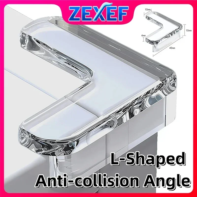Home  4-16 PCS Child Anti Collision Silicone Protector Table Soft Transparent Safety Corner Edge Cover Legs Dust Slip Furniture