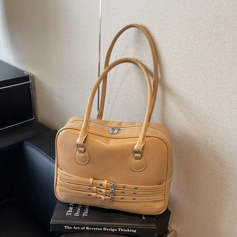 

2025 Fall Textured Tote Bag Trendy Shoulder Purse for Women, Fashion Underarm Bag, Chic Day-to-Night Bag, Versatile Daily Purse​