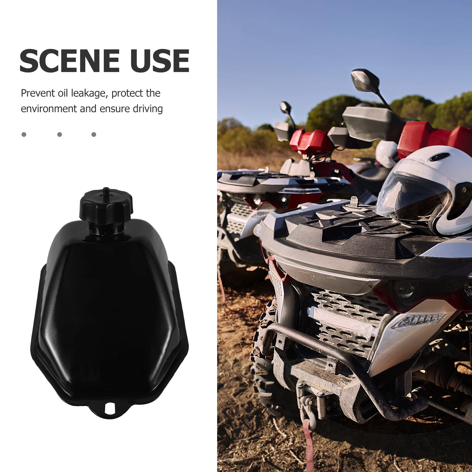 

3L Motorcycle Gas 50Cc Fuel Tank Mini Metal Atv Engine Replacement Small Sturdy Iron Tank For Scooter Dirt Bike Off-Road Sealed