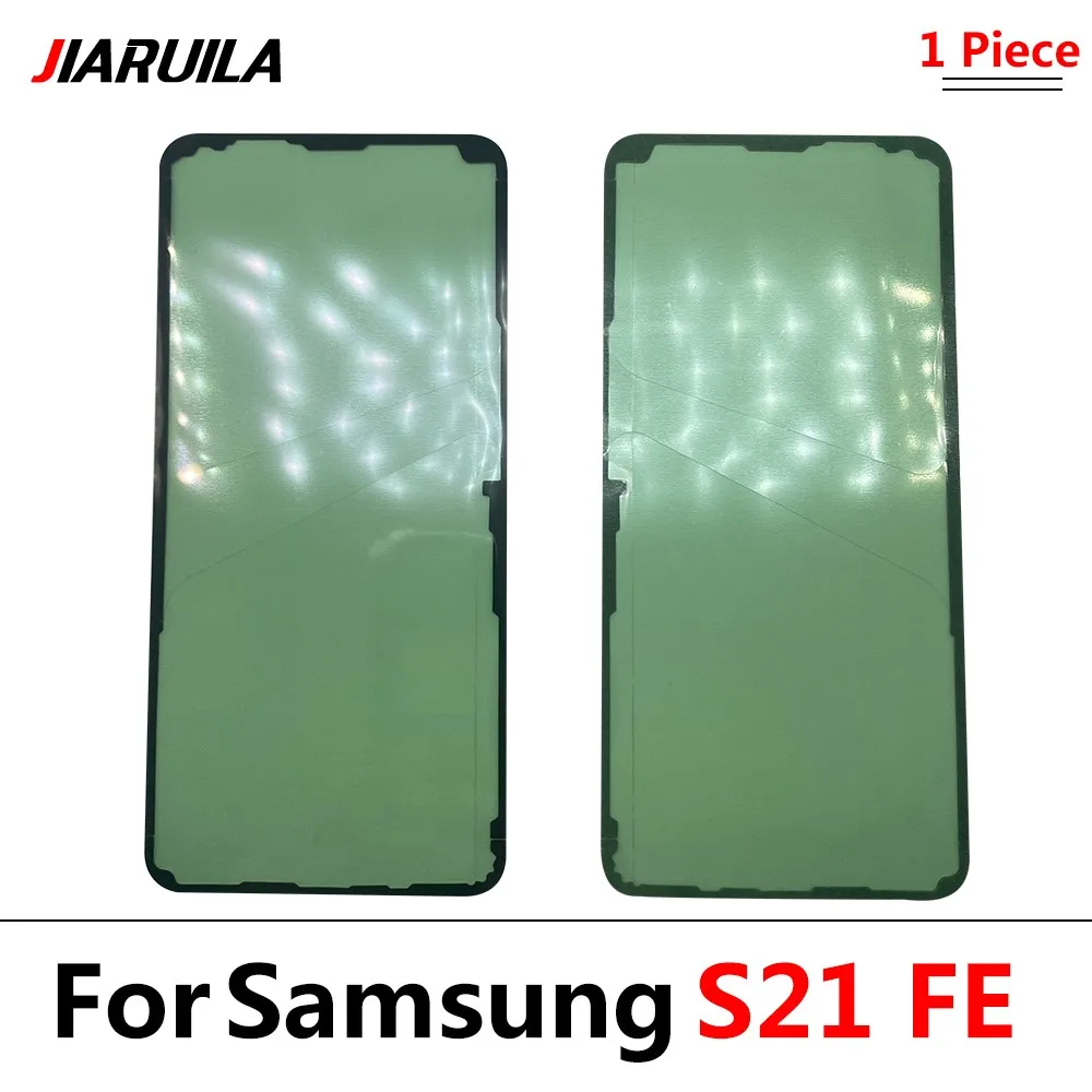 Adesivo impermeável para samsung s23, s21, s20 ultra, s21 fe, s21 plus, tampa da bateria, fita adesiva