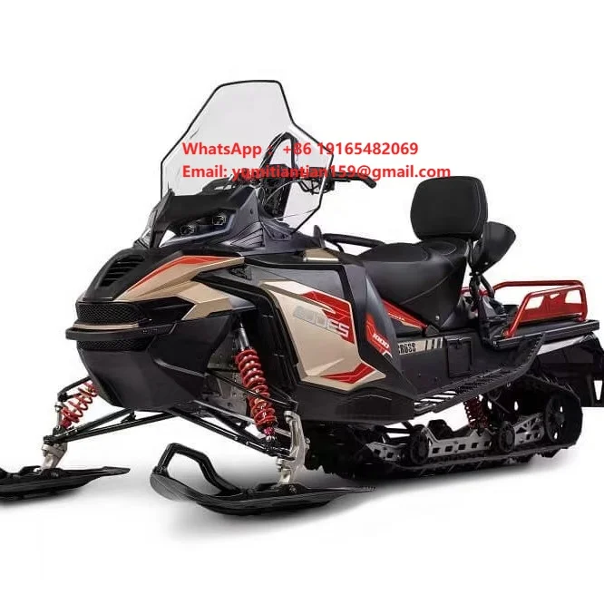 Brand New 2025 AODES 1000cc Petrol Snowmobile Electronic Control Reverse Gear Hydraulic Disc Brake 4 Stroke Snow Motorcycle