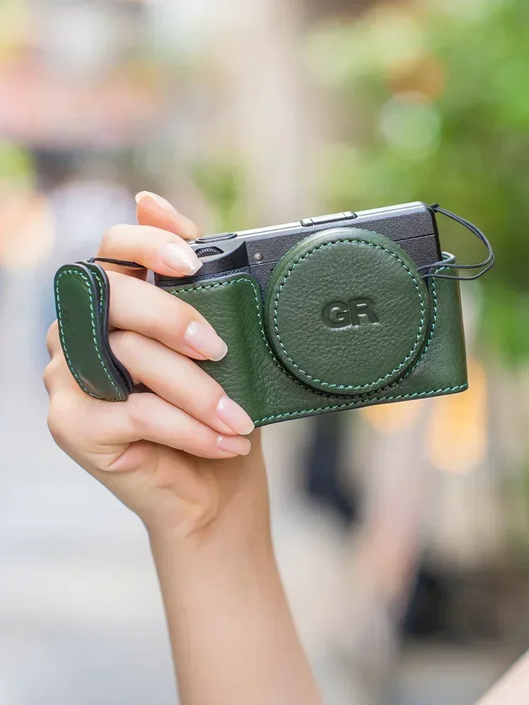 For Ricoh GR GR1 GR2 GR3 Ricoh Gr3x TOP Genuine leather Camera bag Vintage handmade Real Leather Protective Case