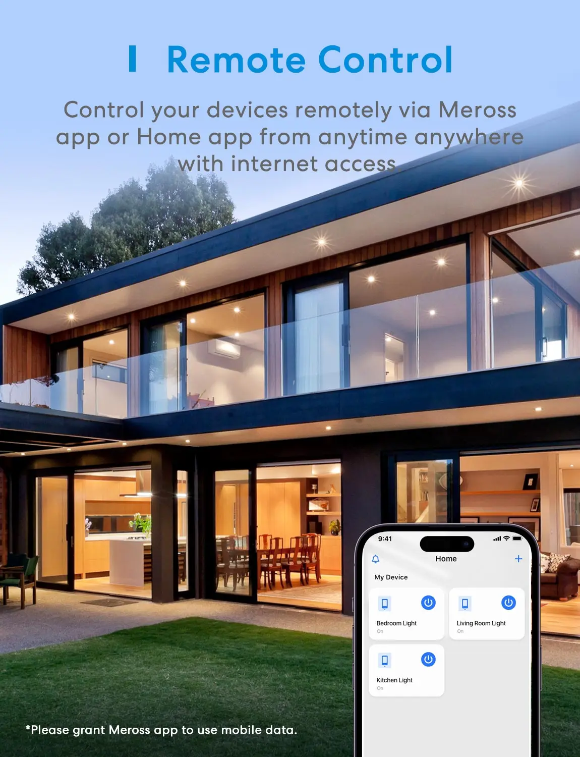 meross HomeKit 3 Way Smart Dimmer Switch Kit WiFi Dimmer Switch For Dimmable LED Light Work with Alexa Google SmartThings No Hub