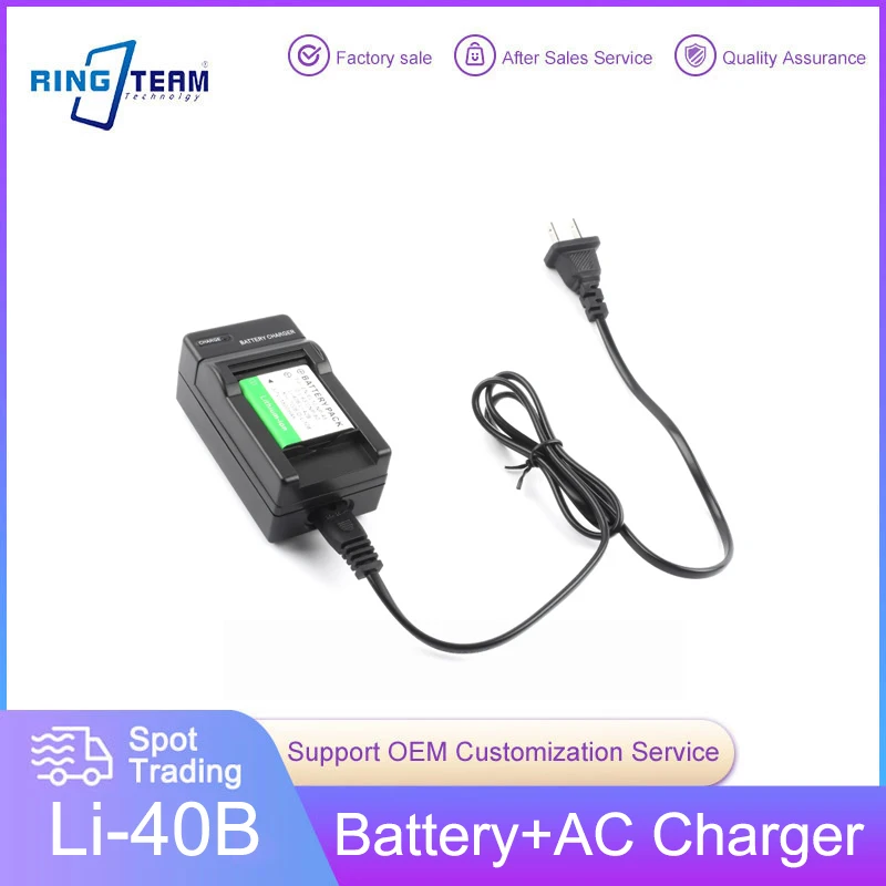 2X Li-40B Li 40B Li-42B Li 42B Battery + AC Travel Charger for Olympus for FUJIFILM Fuji NP-45 NP 45 NP45 NP 45A 45B 45S EN-EL10