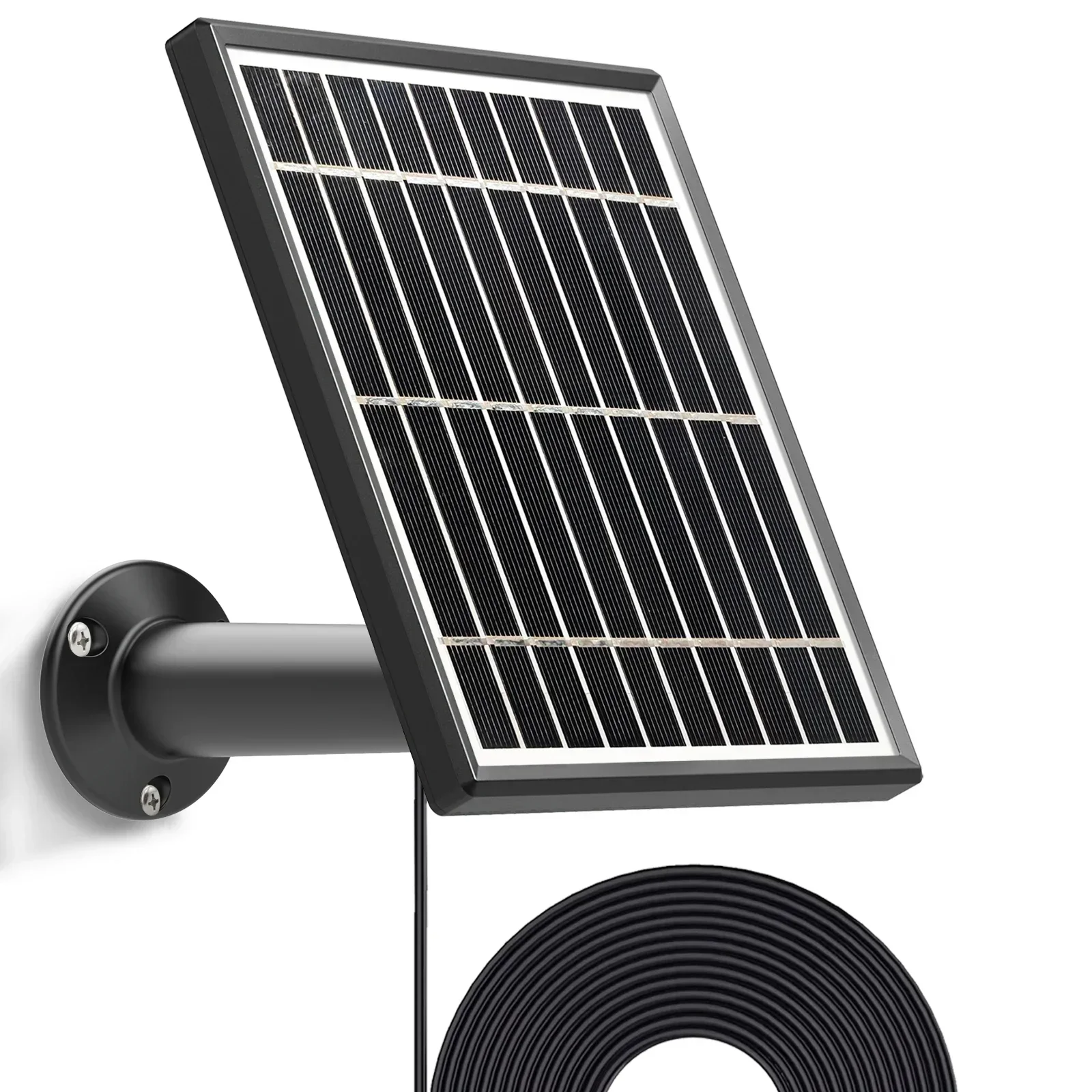 3.5W Solar Panel for Ring Spotlight Cam Battery Security Camera Output Aluminum