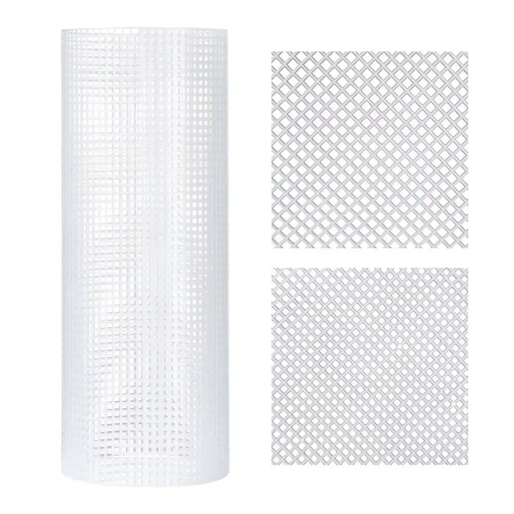 Handbag Accessories Plastic Bag Mesh Grid Durable 33x50CM Canvas Bag Sheets Black White Acrylic Yarn Crafting Knit