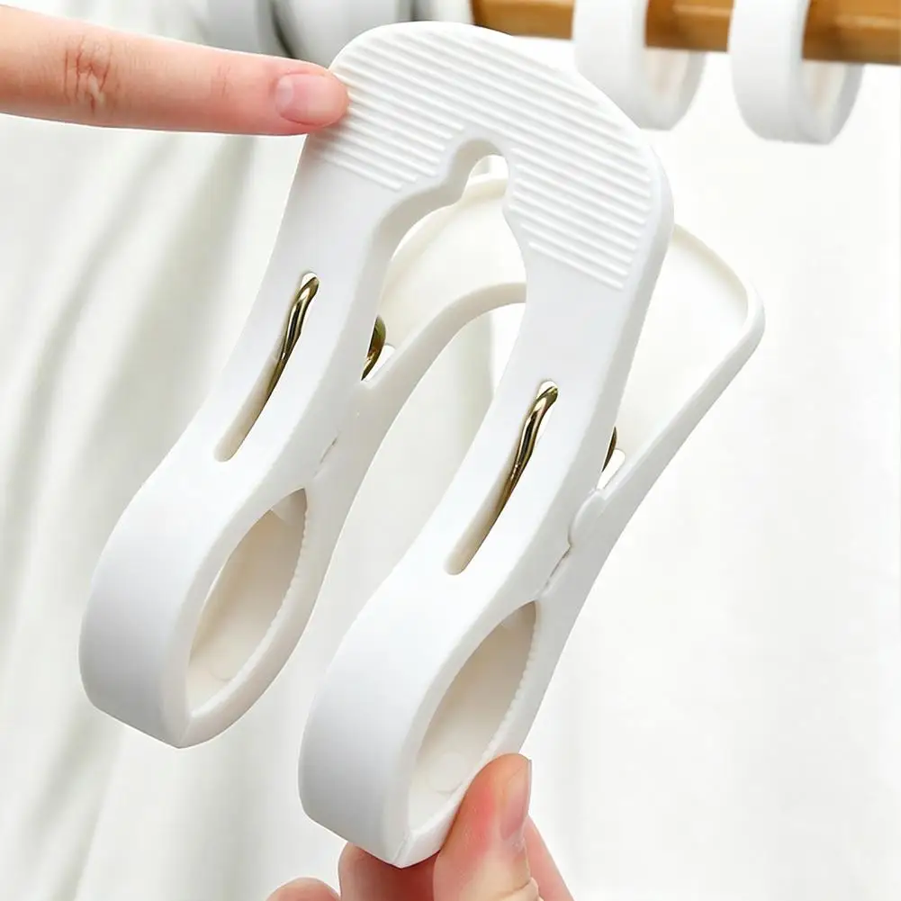 Clothespins Set 5pcs Heavy Duty Plastic Clothes Pegs Windproof Strong Grip Clothespins Durable Laundry Clips for Sheets Towels