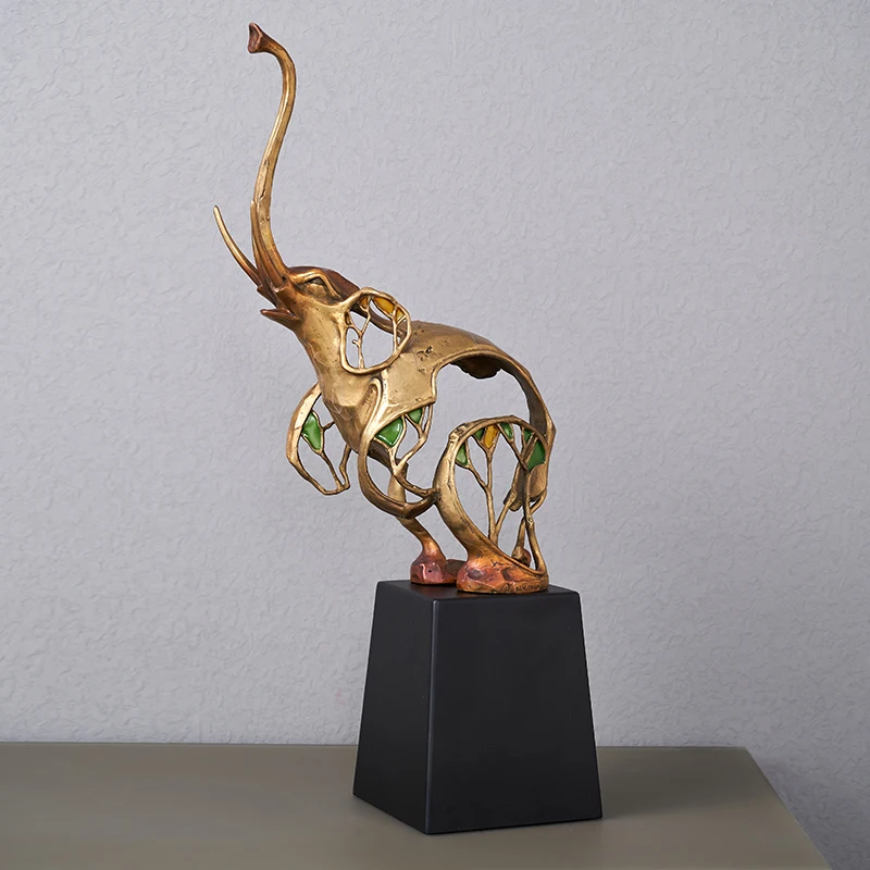 26X13.5x56 Home Decoration Auspicious Elephant Decoration Desktop Decoration