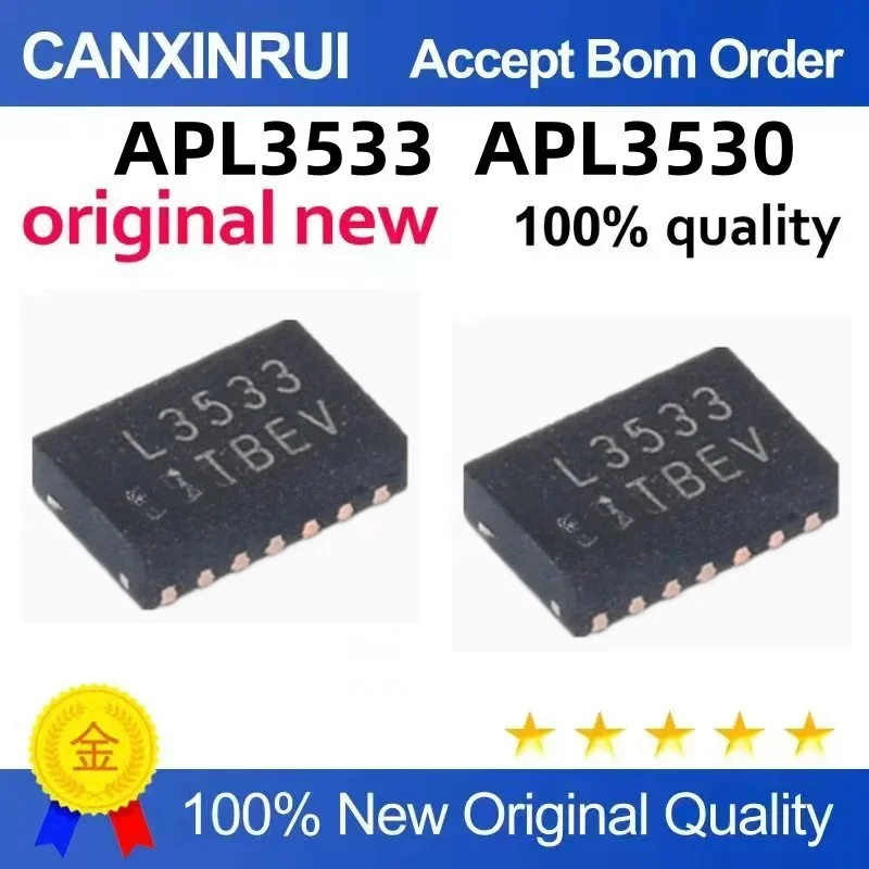 

(5 pieces) APL3533QBI-TRG APL3533 silk screen L3533 APL3530QFI L3530 QFN brand new