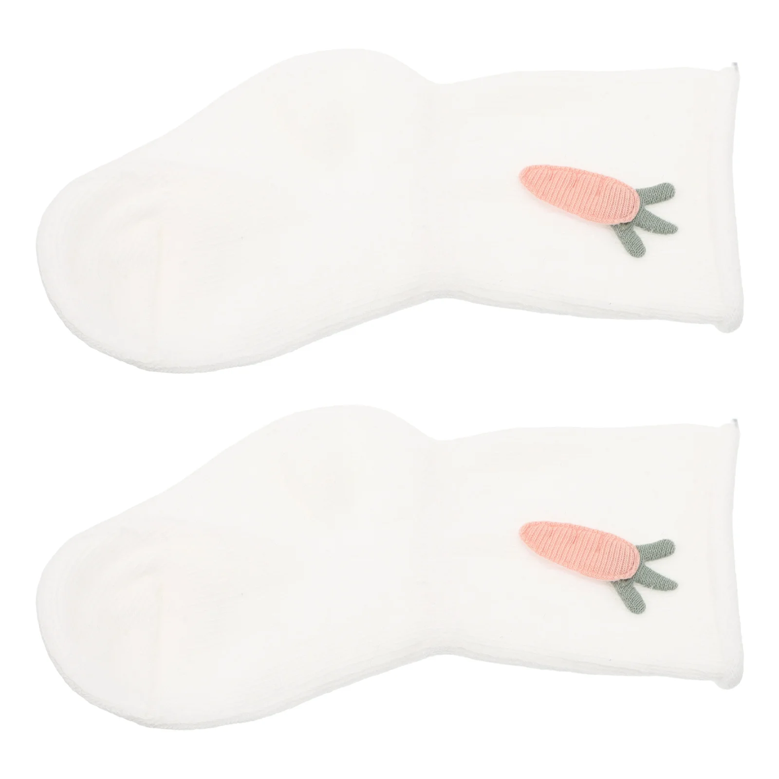 

6pcs 1 Pair Baby Mid-Calf Anti-Slip Cotton Grip Newborn Infants Girls Boys Breathable Soft Warm Adorable Cartoon Design Stay-On