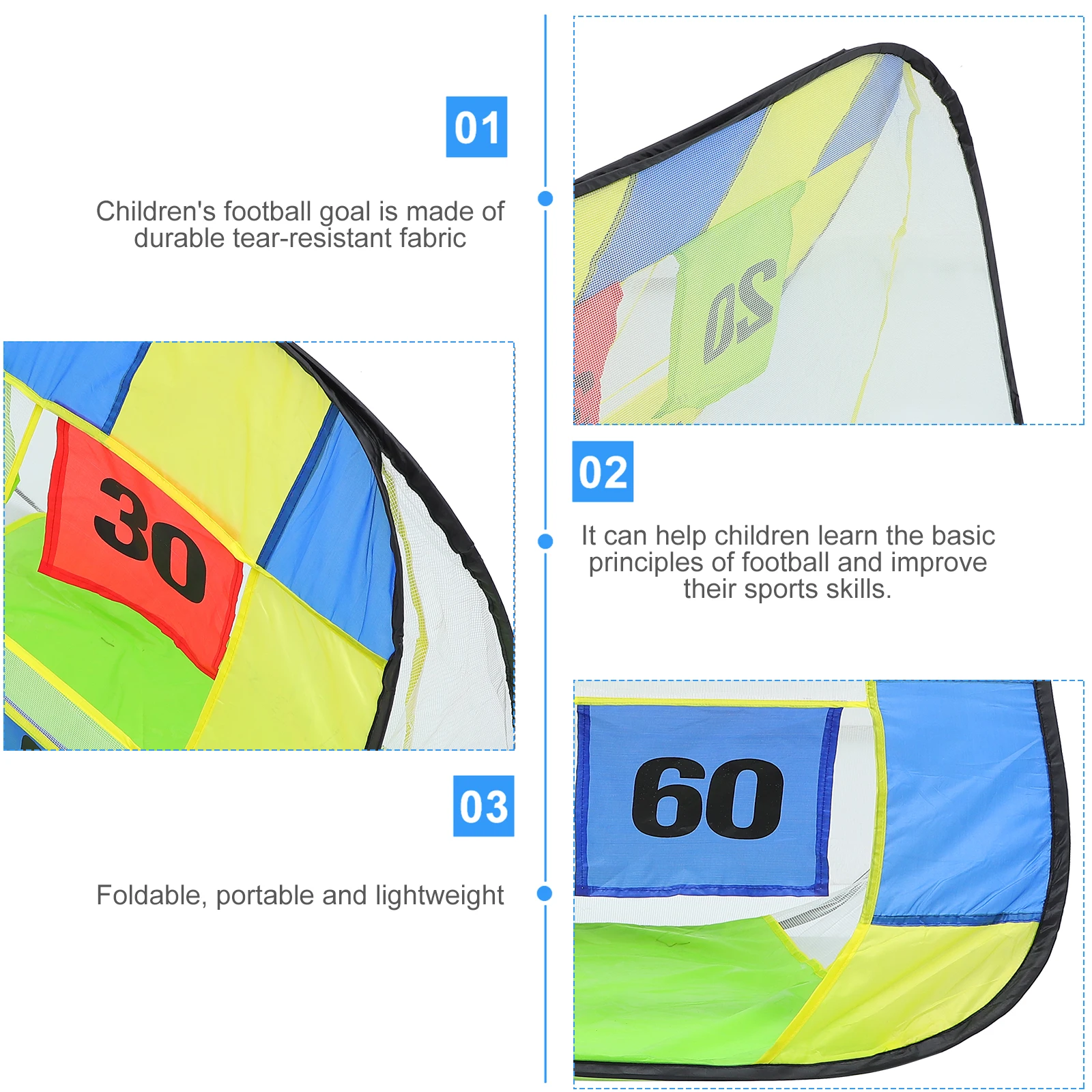 1 Set Soccer For Kids Outdoor Play Tent 4 Balls Foldable Football Game Cartoon Tent Lightweight Portable Kids Gifts