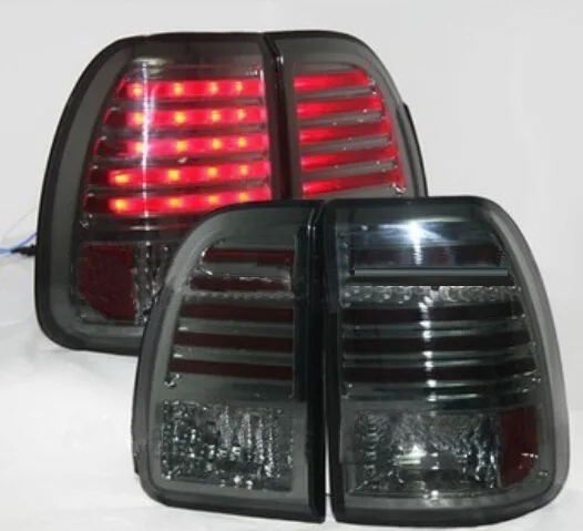 4pcs set Car Styling for Lexus LX470 1998~2007 taillights LED Red/Black LX470 Tail Lamp rear lamp car accessories LX 470