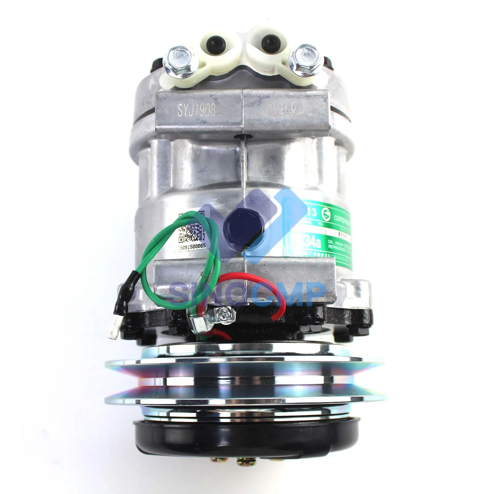 

1PC Air Conditioner Compressor for Kobelco Excavator YX91V00001F1 SK200-8/SK350-8 High Quality