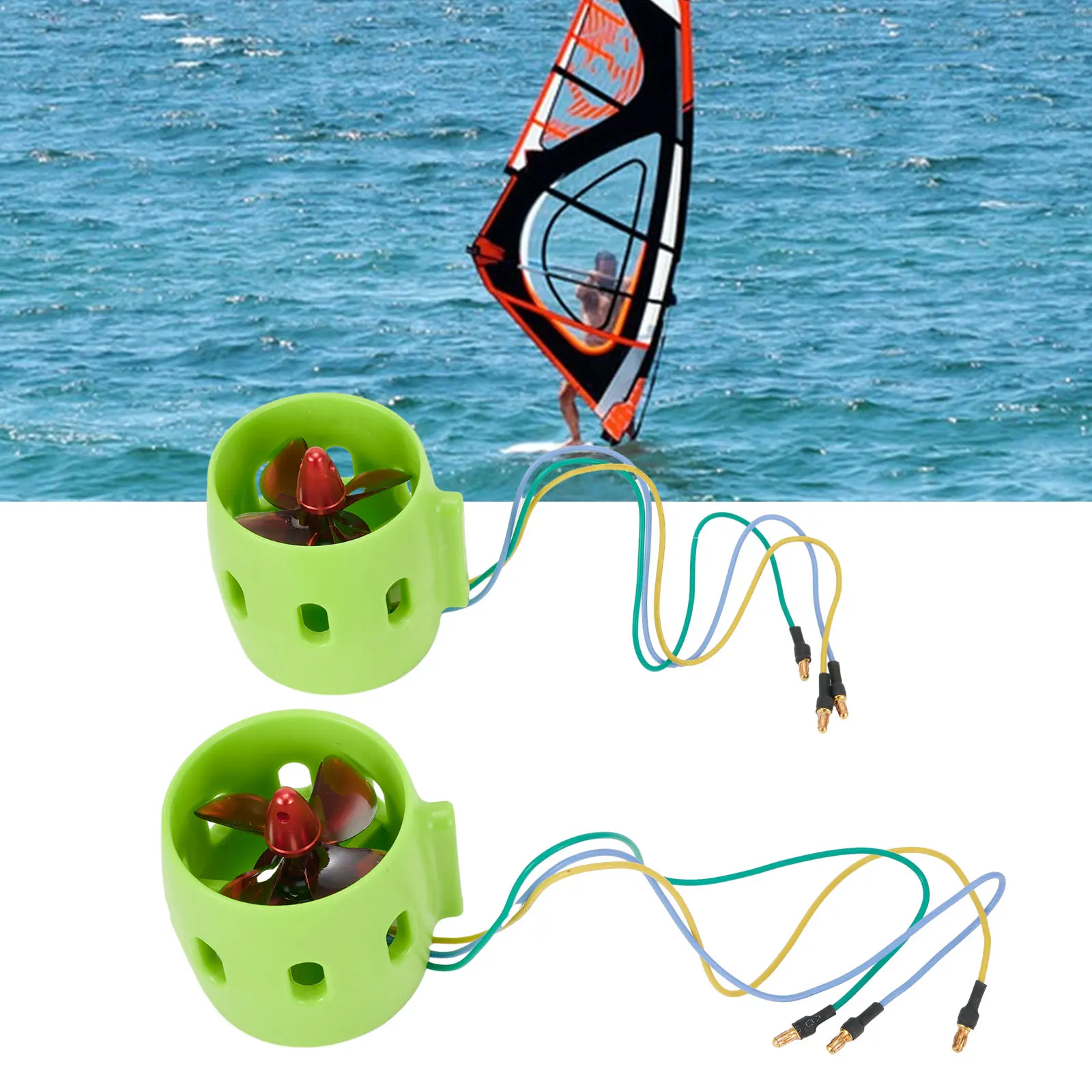 12V-24V 200W Brushless Motor DIY Ship Underwater Thruster 4Blade Propeller Propulsion Feed Fishing Boat For ROV RC Bait Tug Boat