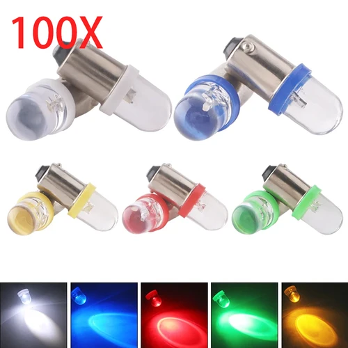 Imagen 1 del producto ¡Descuento! 100X BA9S 1893 1895 bombilla DC 6V 6,3 V GE 44 47 755 756 bombillas para máquina de Pinball luces de coche de juguete 6V 1847 linterna LED