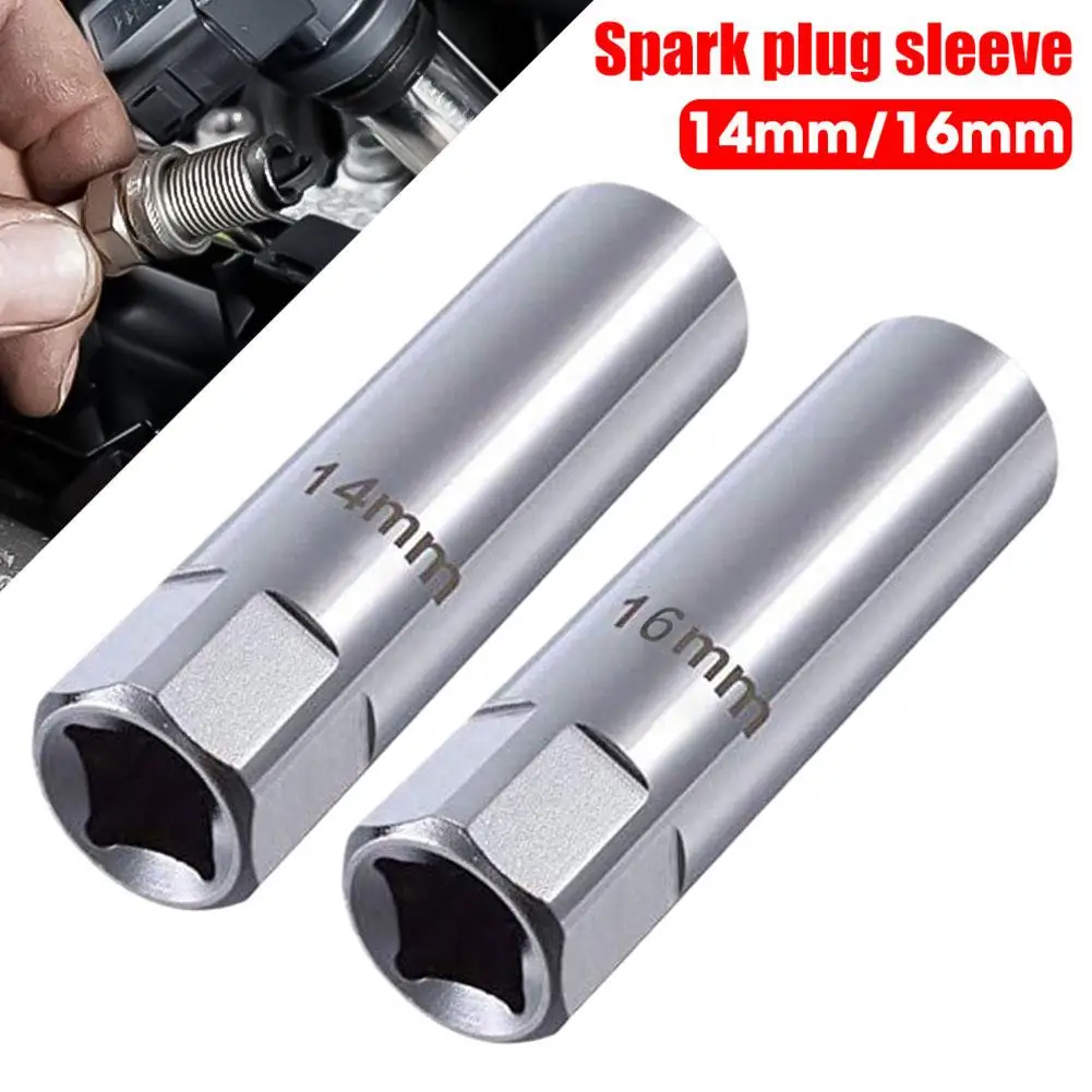 Universal spark plug socket spark plug wrench magnetic Shrapnel plug disassembly automatic repair tool 14/16mm