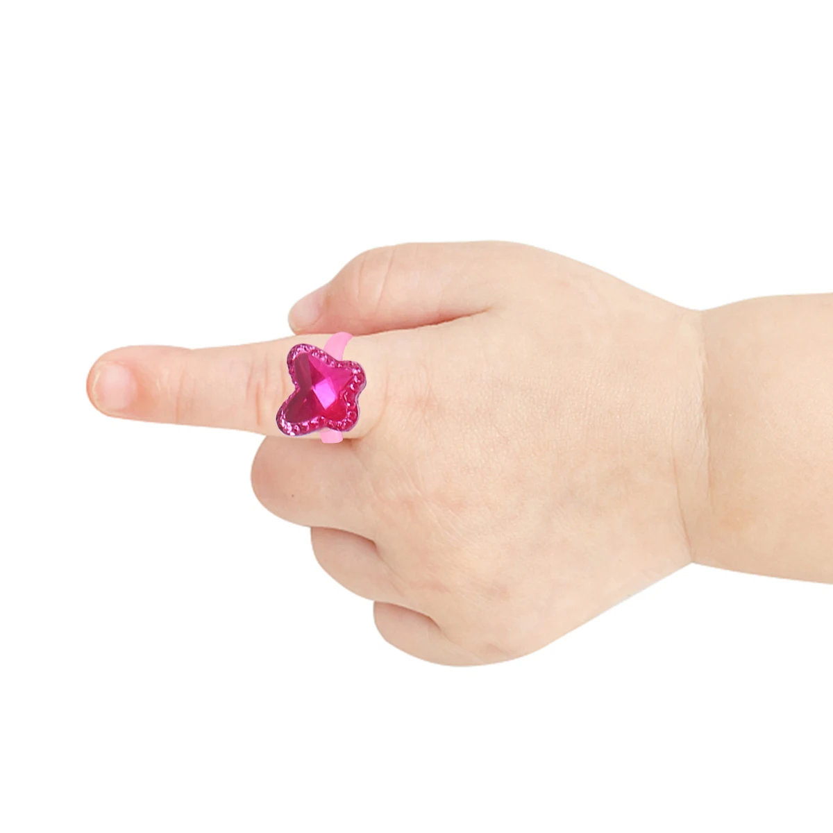 20 piezas anillo brillante juguete chico dibujos animados pequeño colorido divertido infancia
